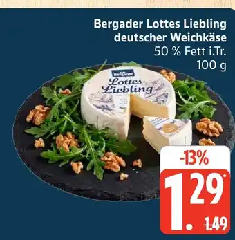 Marktkauf Bergader lottes liebling deutscher weichkäse Angebot