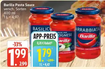 Marktkauf Barilla pasta sauce Angebot