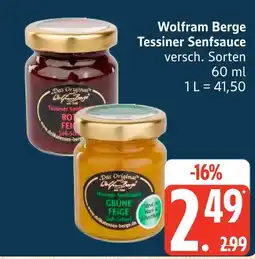 Marktkauf Wolfram berge tessiner senfsauce rote feige Angebot
