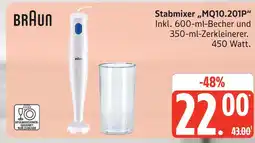 Marktkauf Braun stabmixer mq10.201p Angebot