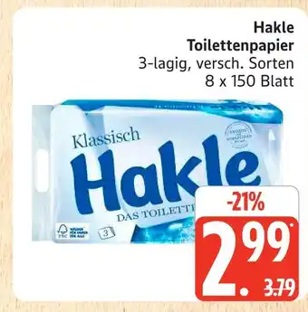 Marktkauf Hakle toilettenpapier Angebot