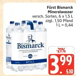 Marktkauf Fürst bismarck mineralwasser Angebot
