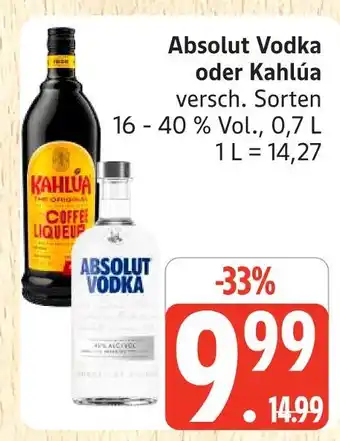 Marktkauf Absolut vodka Angebot
