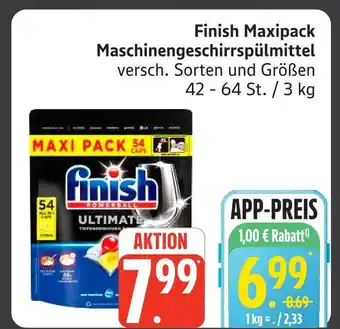Marktkauf Finish maxipack maschinengeschirrspülmittel Angebot