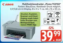 Marktkauf Canon multifunktionsdrucker pixma ts3752i Angebot