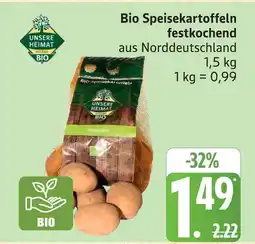 Marktkauf Unsere heimat bio speisekartoffeln festkochend Angebot