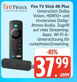 Marktkauf Fire tv stick 4k plus Angebot