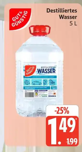 Marktkauf Gut & günstig destilliertes wasser Angebot