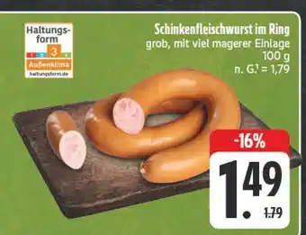 E-Center Schinkenfleischwurst im ring Angebot