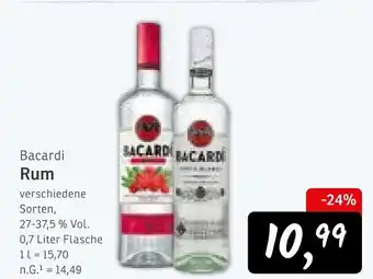 KONSUM Bacardi rum Angebot