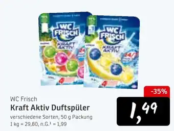 KONSUM Wc frisch kraft aktiv duftspüler Angebot
