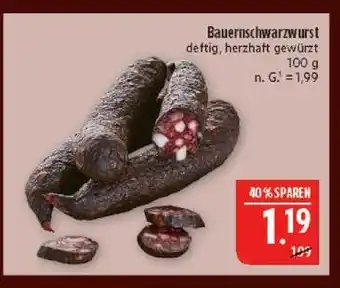 Marktkauf Bauernschwarzwurst Angebot