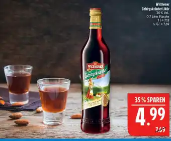 Marktkauf Wilthener gebirgskräuter likör Angebot