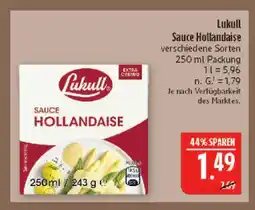 Marktkauf Lukull sauce hollandaise Angebot