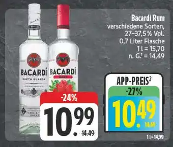 E-Center Bacardi rum Angebot