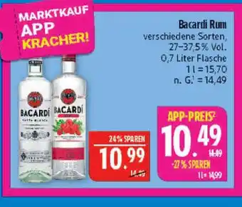Marktkauf Bacardi rum Angebot