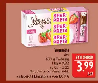 Marktkauf Yogurette Angebot
