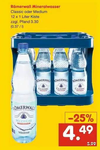 Netto Marken-Discount Römerwall mineralwasser Angebot