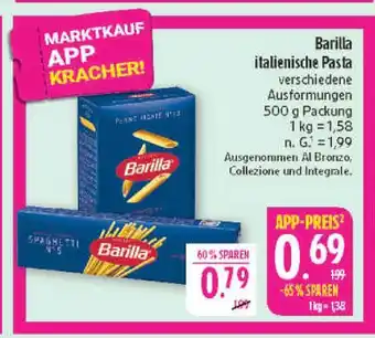 Marktkauf Barilla italienische pasta Angebot