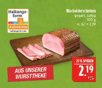 Marktkauf Wacholderschinken Angebot