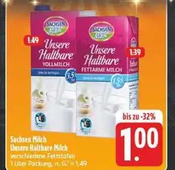Edeka Sachsen milch unsere haltbare vollmilch Angebot