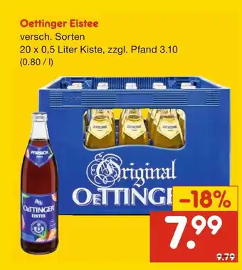 Netto Marken-Discount Oettinger eistee Angebot