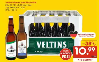 Netto Marken-Discount Veltins pilsener oder alkoholfrei Angebot