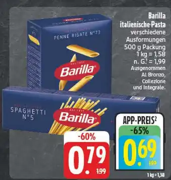 Edeka Barilla penne rigate n°73 Angebot