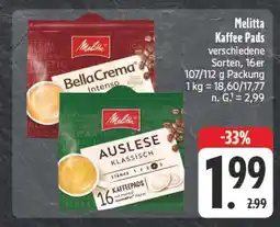 Edeka Melitta bellacrema intenso Angebot