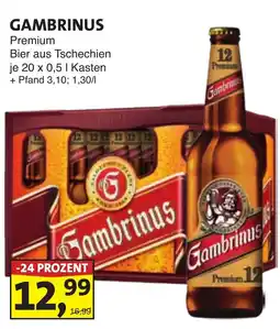 Lösch Depot GAMBRINUS Premium Bier aus Tschechien Angebot