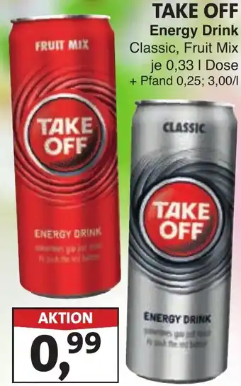 Lösch Depot TAKE OFF Energy Drink Classic, Fruit Mix Angebot