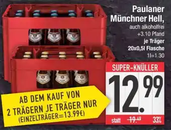 Edeka Paulaner Münchner Hell Angebot