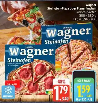 Edeka Wagner Steinofen Pizza oder Flammkuchen Angebot