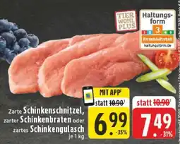 Edeka Schinkenschnitzel, Schinkenbraten oder Schinkengulasch Angebot