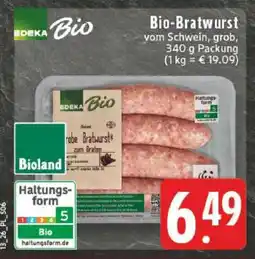 Edeka Bio-Bratwurst Angebot