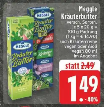 Edeka Meggle Kräuterbutter Angebot