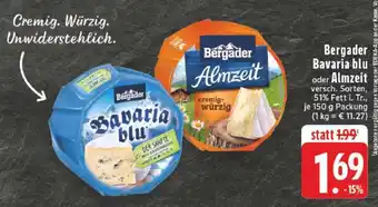 Edeka BERGADER Bavaria Blu oder Almzeit Angebot