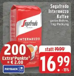 Edeka Segafredo Intermezzo Kaffee Angebot