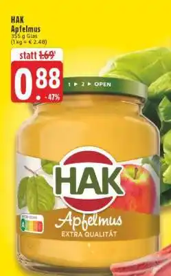 Edeka HAK Apfelmus Angebot