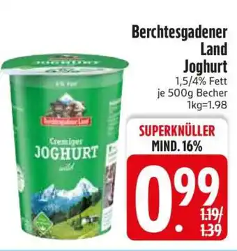 Edeka Berchtesgadener Land Joghurt Angebot