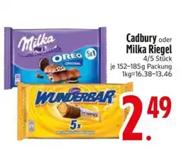 Edeka Cadbury oder Milka Riegel Angebot