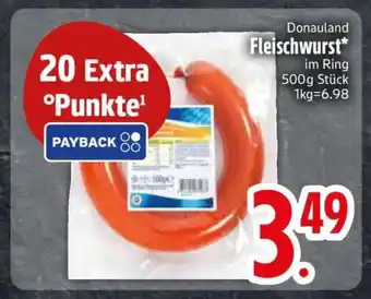 Edeka Donauland Fleischwurst Angebot
