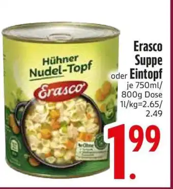 Edeka Erasco Suppe oder Eintopf Angebot