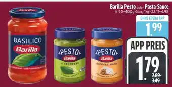 Edeka Barilla Pesto oder Pasta-Sauce Angebot