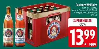 Edeka Paulaner Weißbier Angebot