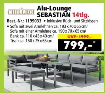 Norma Alu-Lounge SEBASTIAN 14tlg Angebot