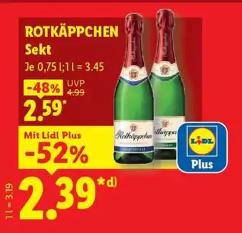Lidl ROTKÄPPCHEN Sekt Angebot