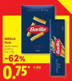 Lidl Barilla Pasta Angebot