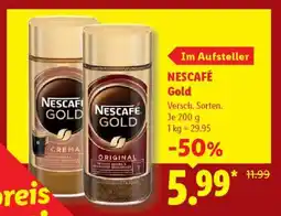 Lidl Nescafé Gold Angebot