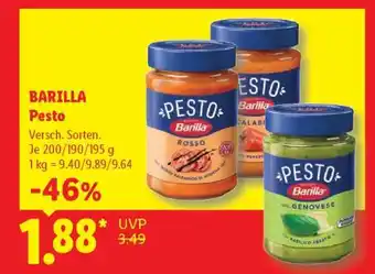 Lidl Barilla Pesto Angebot